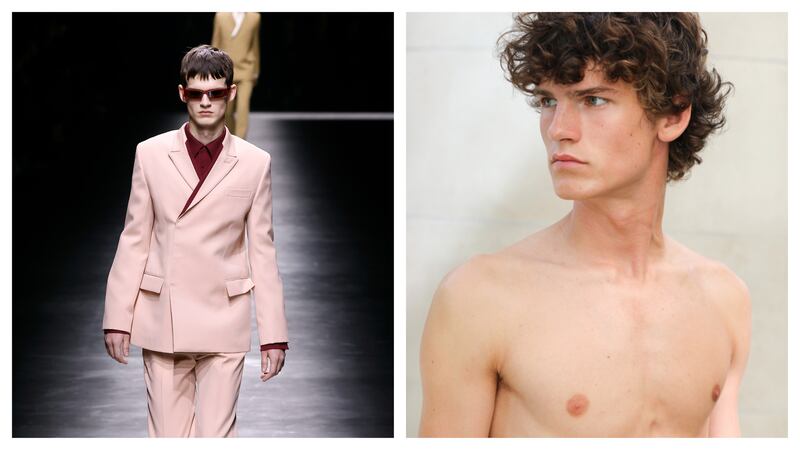 Sonny Drummond walking for Gucci. 'If you have modelled for Gucci you often get work with Fendi or Louis Vuitton, and a good few went on to Paris.' Photograph: Estrop/Getty