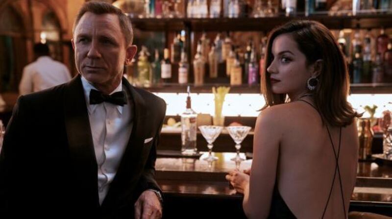 Daniel Craig and Ana de Armas in No Time to Die. Photograph: Nicola Dove