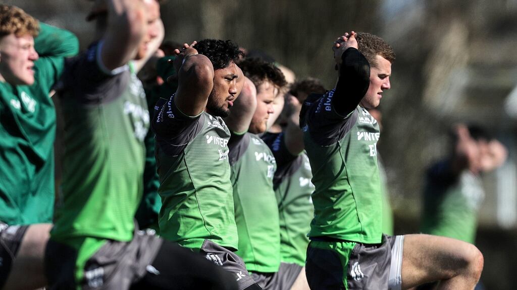 Bundee Aki returns for Connacht against Sale. Photograph: Laszlo Geczo/Inpho