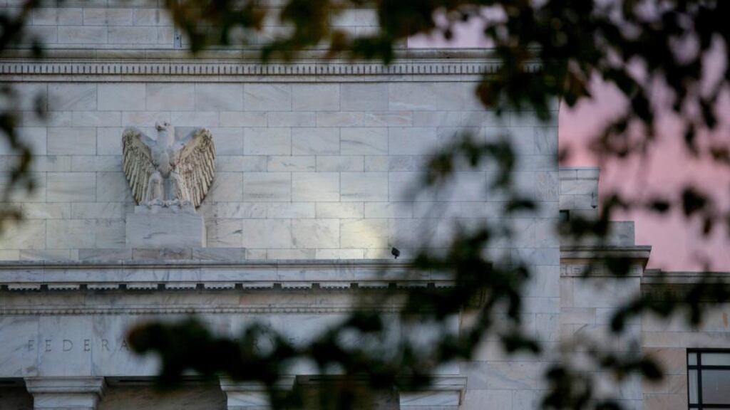 The Marriner S. Eccles Federal Reserve building. Photographer: Andrew Harrer/Bloomberg