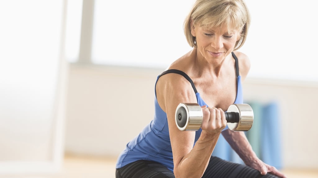 Weight-bearing exercise is important in maintaining bone health – ‘it’s not just for men’. File photograph: Getty