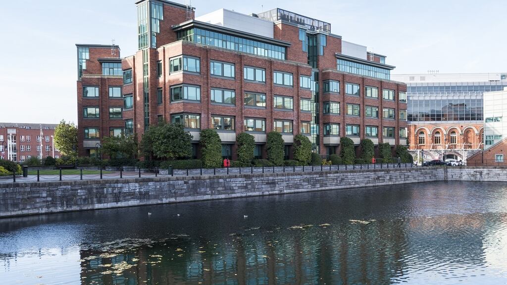 The building in Dublin’s docklands is particularly well located, overlooking George’s dock and close to Connolly railway station. Space is currently fully let, producing €2,456,000 rental income annually.