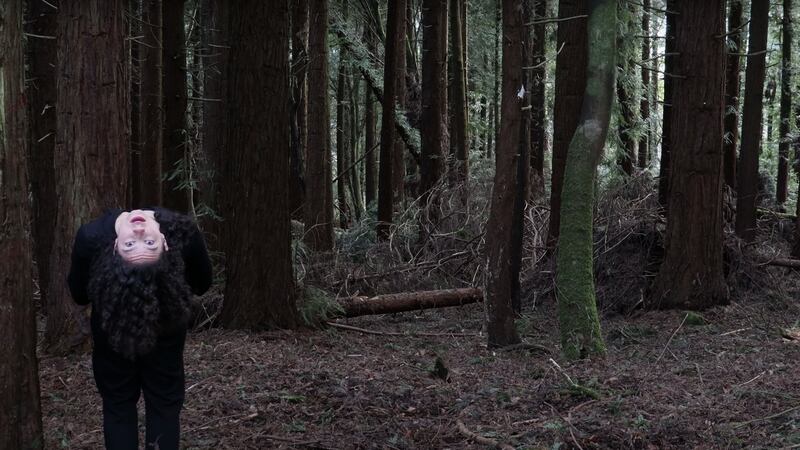 A still from The Nature of Ancestry, a performance by Brazilian artist Diviane Helena.