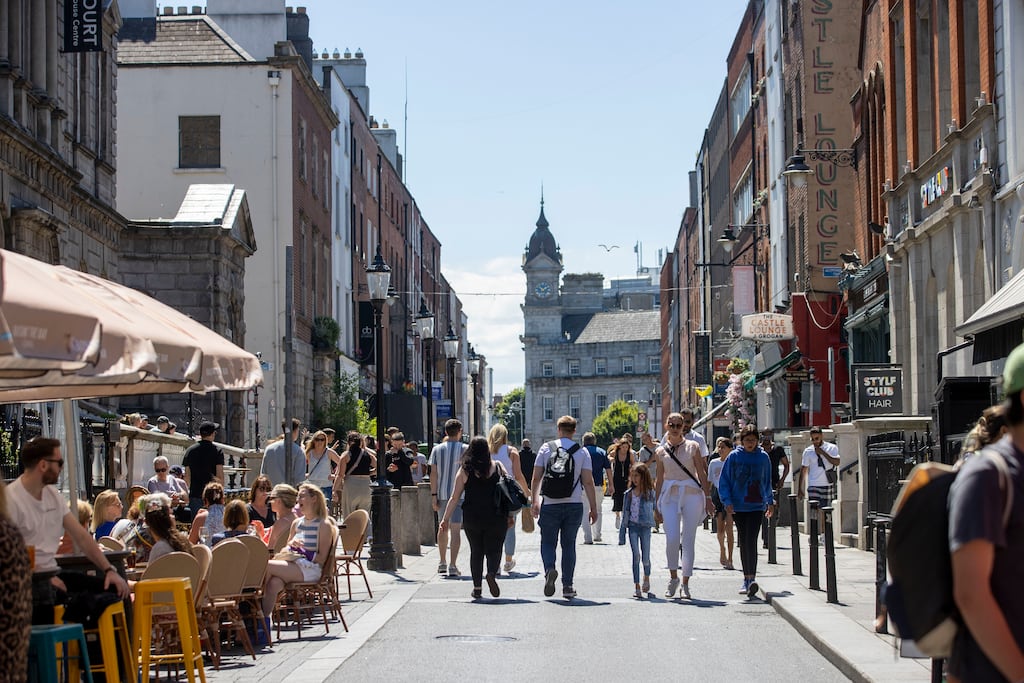 Trials in 2020 had shown overwhelming public support for the pedestrianisation of South William Street. Photograph: Tom Honan/The Irish Times