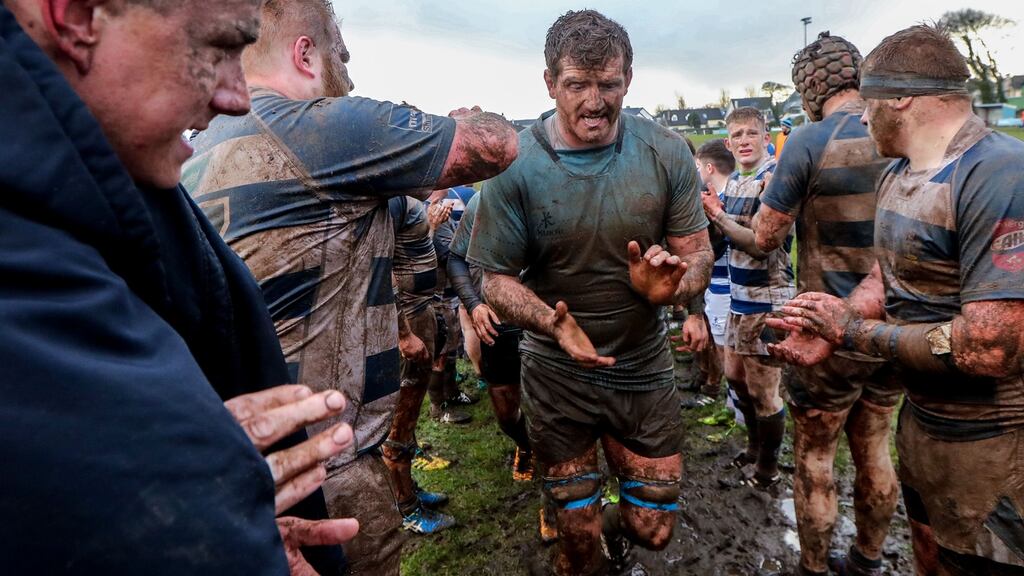 Galwegians’ Marty Cummins after a game against Dungannon in Febryary 2020. Photograph: James Crombie/Inpho