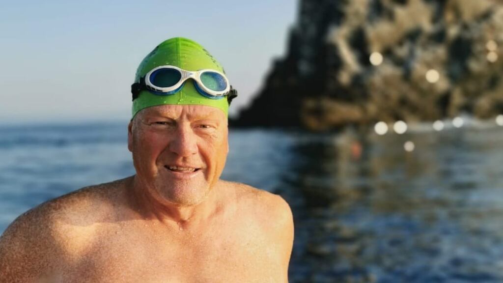 Declan Newman, who died in Sunday, helped establish a swimming club at Lough Hyne. Photograph: Facebook