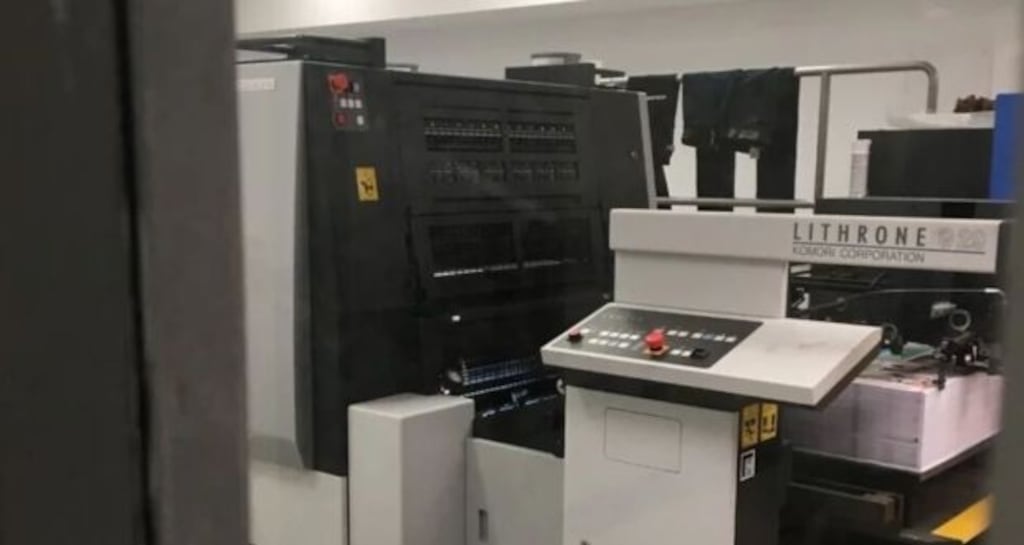 The printer was too big for its designated room so remedial works had to take place. Photograph: RTÉ News