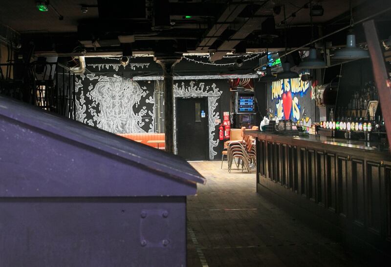 The interior of the Berlin D2 venue on Dame Street, Dublin. Photograph: Gareth Chaney/Collins