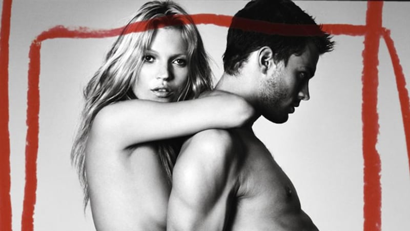 Jamie Dornan: with Kate Moss in a Calvin Klein Jeans advert in 2006. Photograph: Calvin Klein via New York Times