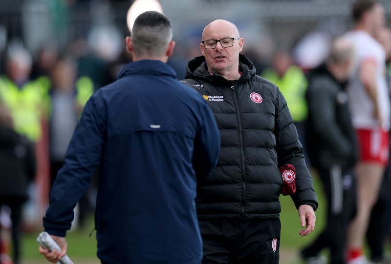 Tyrone manager Malachy O'Rourke, whose priorities are evident in the way his team plays. Photograph: James Crombie/Inpho