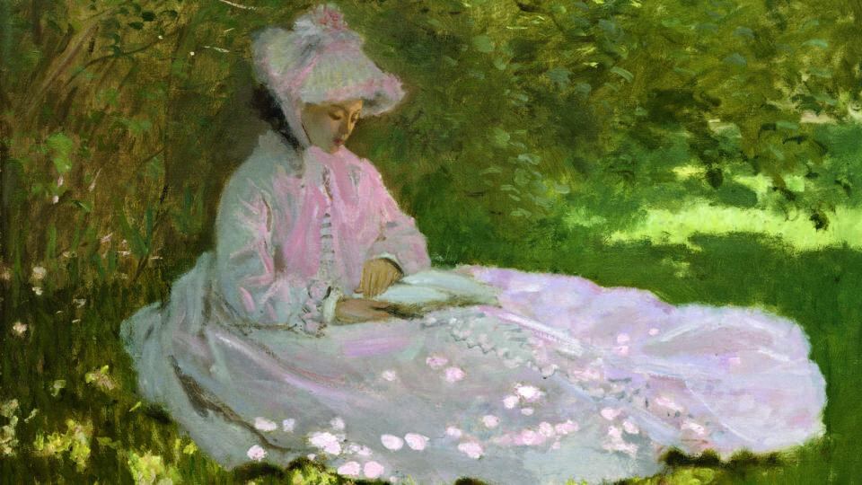 The Reader (1872) by Claude Monet. Copyright The Walters Museum, Baltimore