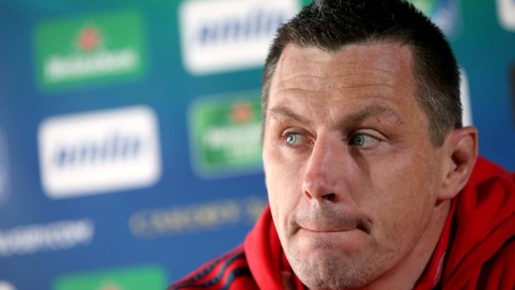 James Coughlan: “We’re confident though that if we’re at 100 per cent we’re as good as any team left in the competition, so it’s up to us to go and show it.” Photograph: James Crombie/Inpho