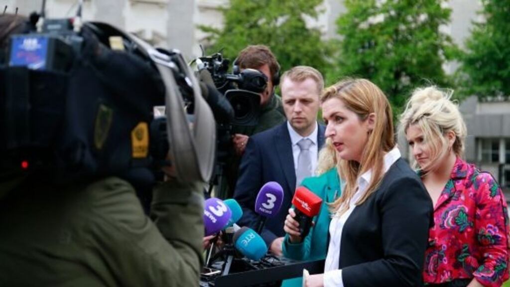 A file image of Vicky Phelan at Government Buildings following a meeting with Taoiseach Leo Varadkar. Photograph: Nick Bradshaw
