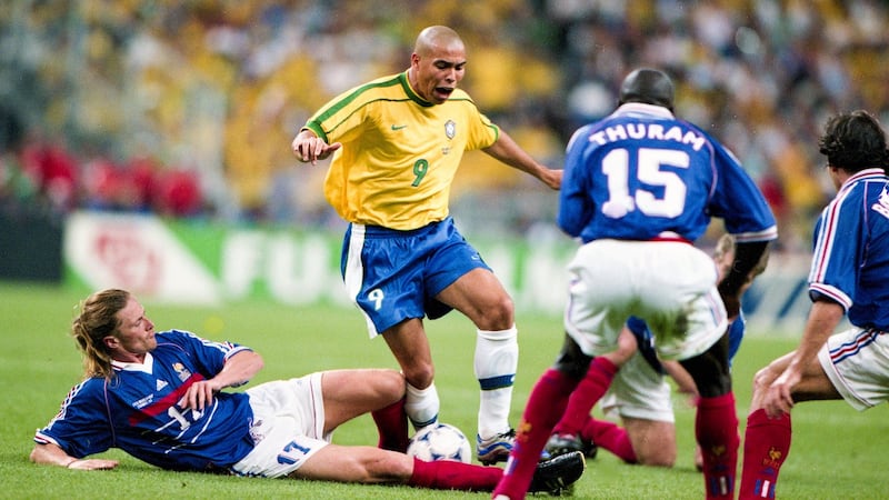 Ronaldo was never anywhere near his potential in the final. Photo: Getty Images