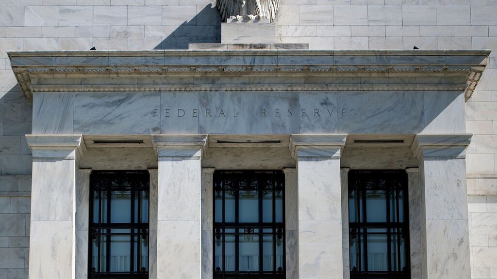 The Federal Reserve building in Washington.