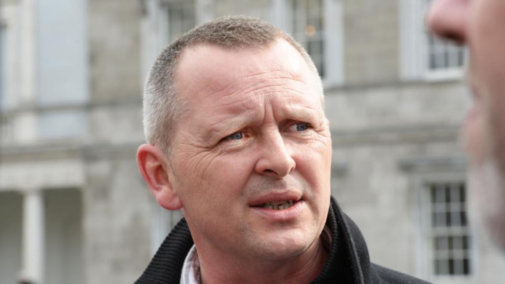 People Before Profit TD Richard Boyd Barrett claimed the Government had prevented Bríd Smith’s legislation from progressing ‘because the Taoiseach and the Government do not support its contents’. Photograph: Cyril Byrne/The Irish Times