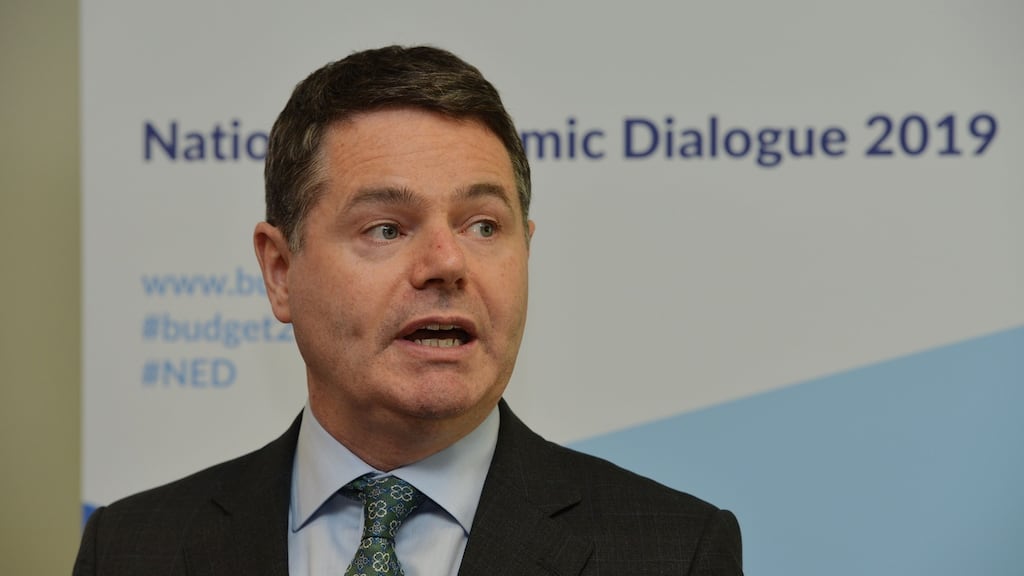 Minister for Finance and Public Expenditure and Reform, Paschal Donohoe:    the Government is on course for another record tax take this year, according to the latest exchequer returns. Photograph: Alan Betson