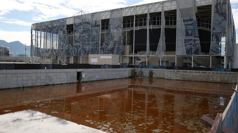 A view of the Olympic Aquatics Stadium, which was used for the Rio 2016 Olympic Games, is seen in Rio de Janeiro, Brazil February 5th, 2017. Photo: Pilar Olivares/Reuters