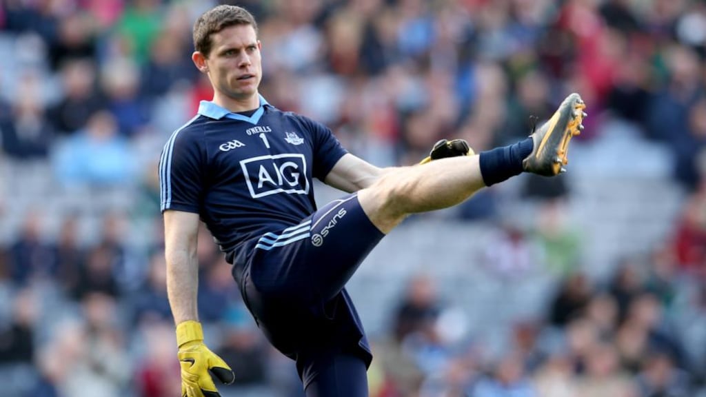 Dublin’s Stephen Cluxton: has helped transform the goalkeeper’s traditional role into something much more fundamental to how the team operates. Photo: James Crombie/Inpho