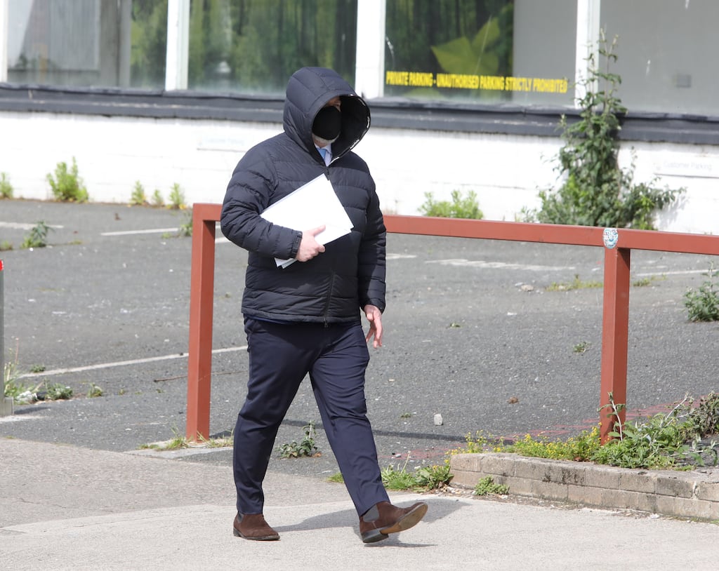 Graham Beegan, 45, is charged with coercively controlling his wife and assaulting and threatening to kill or cause her serious harm in 2021 and 2022. Photograph: Collins Courts