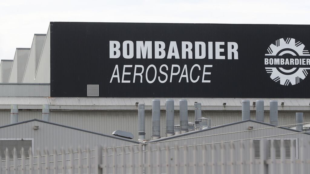 Union leaders have warned that a no-deal Brexit could leave aerospace workers, such as Bombardier’s employees in Belfast, vulnerable. Photograph: Niall Carson/PA Wire
