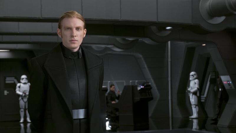 Domhnall Gleeson: still the same as he was in college. Or possibly Star Wars. Photograph: Lucasfilm