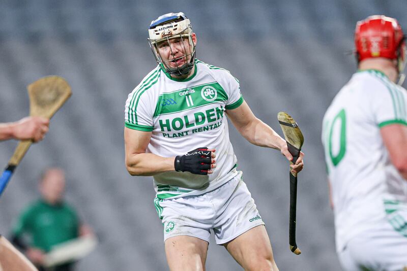 TJ Reid reacts to scoring what proved to be the decisive goal against Ballygunner. Photograph: Tom Maher/Inpho