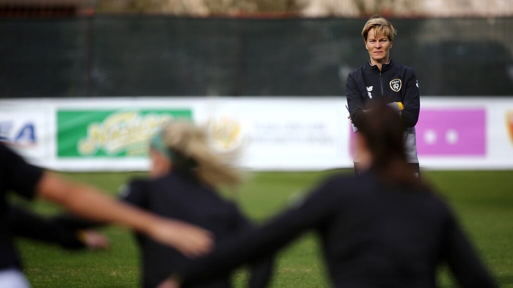 Vera Pauw has named her Ireland squad to play the Ukraine on October 23rd. Photograph: Filip Filipovic/Inpho