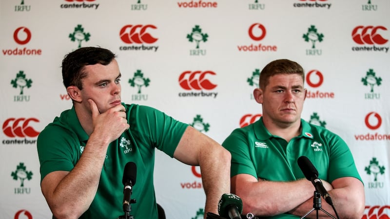 James Ryan and Tadhg Furlong are both part of the Ireland leadership group. Photograph: Dan Sheridan/Inpho