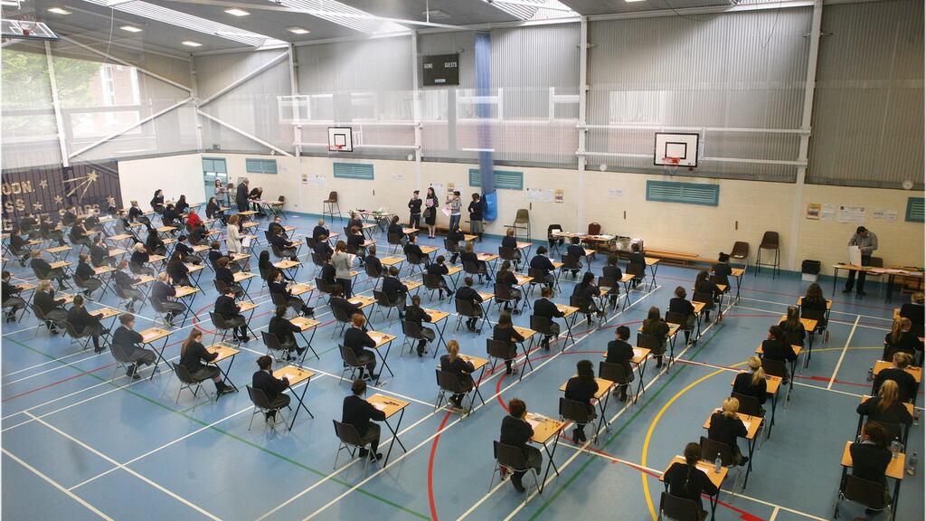 Confidential talks have been taking place with teachers, students and school managers over planning for the format of Leaving Cert exams over the past week. Photograph: Dara Mac Dónaill