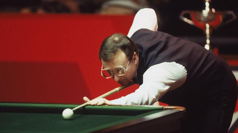 Dennis Taylor was expected to fall apart in the 1985 World Snooker Championship final. Photograph: Adrian Murrell/Allsport/Getty