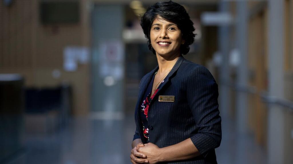 Jincy Jerry, assistant director of nursing in infection prevention and control at the Mater: “We knew when the first case hit Ireland we would be the ones taking patients.” Photograph: Tom Honan