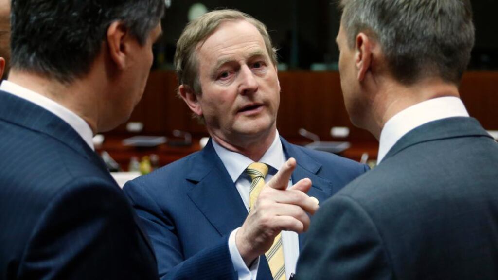 Taoiseach Enda Kenny at yesterday’s European Union leaders summit in Brussels. Photograph: Francois Lenoir/Reuters