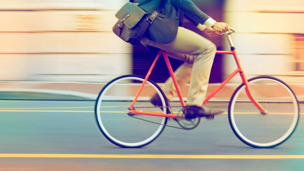 Cycling to work instead of driving could save you thousands of euros annually. Photograph: iStock