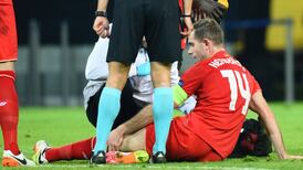 Liverpool captain Jordan Henderson in injury setback