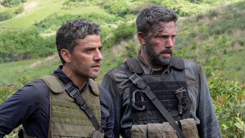 Oscar Isaac and Ben Affleck in Triple Frontier. Photograph: Netflix