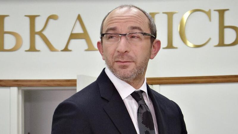 Gennady Kernes, the pro-Russian mayor of Ukraine’s second-biggest city, was shot today by an unidentified gunman and badly wounded in his back on Monday, according to his office. Photograph: Sergey Kozlov/EPA