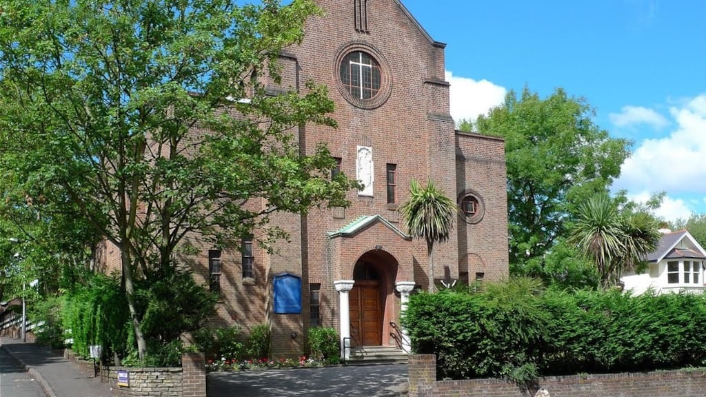 Our Lady of Muswell Church where Bill Kelly was a regular at Mass