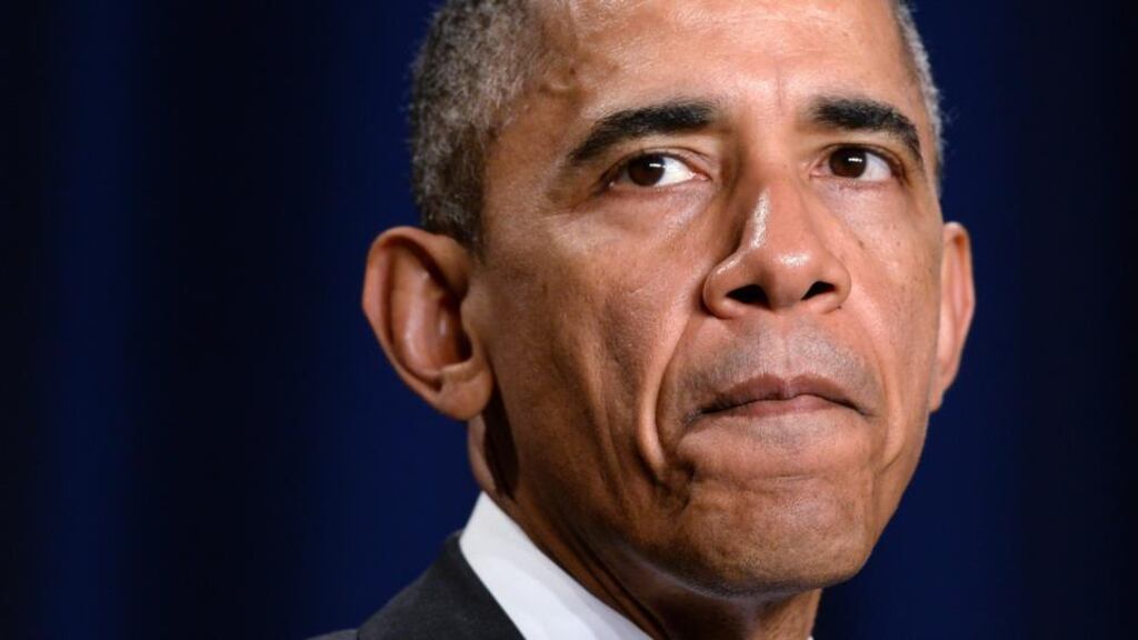 US President Barack Obama: ‘The report documents a troubling programme involving enhanced interrogation techniques on terrorism suspects in secret facilities outside the United States.’ Photograph: Olivier Douliery/EPA