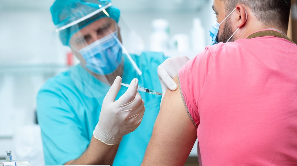 The Health Service Executive will attempt to hit April’s target of 860,000 doses administered. File photograph: Getty