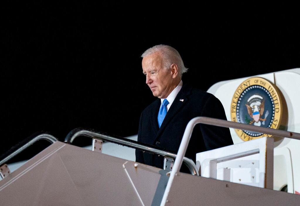 US president Joe Biden: His administration has been considering how best to protect abortion rights after they were sharply curtailed by the supreme court’s decision to overturn the landmark Roe v Wade ruling and the state bans that followed. Photograph: Al Drago/New York Times.