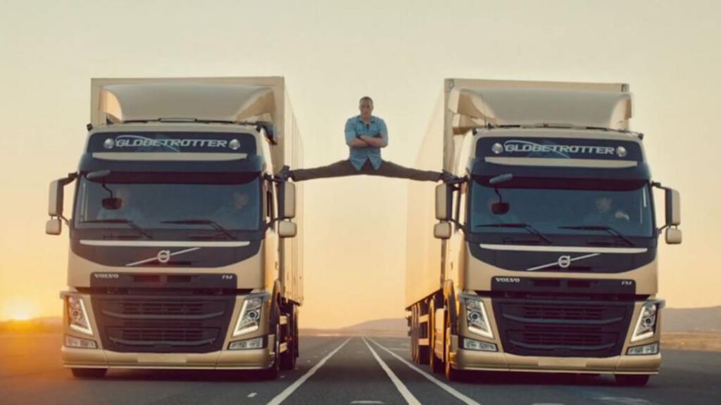 Go big or go home: the Swedish agency Forsman & Bodenfors got Jean-Claude Van Damme to do the splits in its Volvo trucks ad