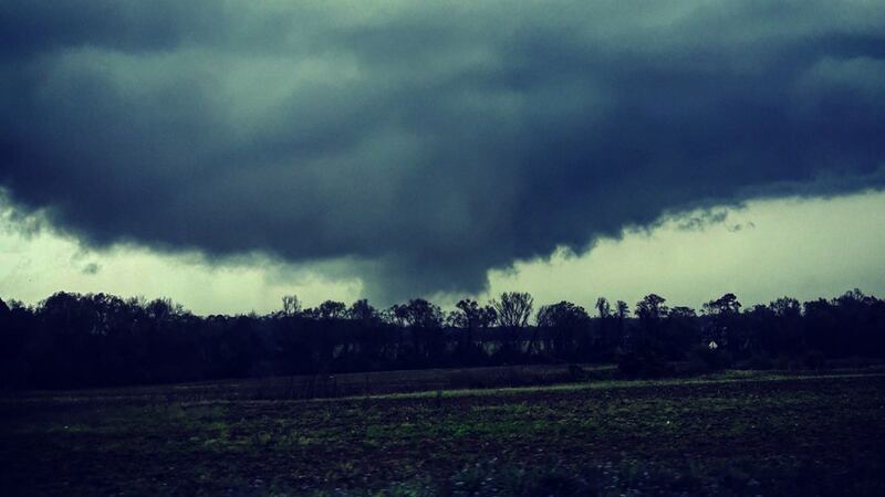 Tornado in Dothan, Alabama on Sunday. Photograph: Justin Merritt Instagram account/AFP