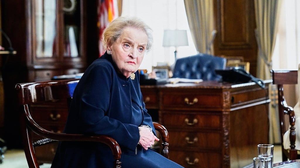 Madeleine Albright. Photograph: David M Russell/CBS via Getty