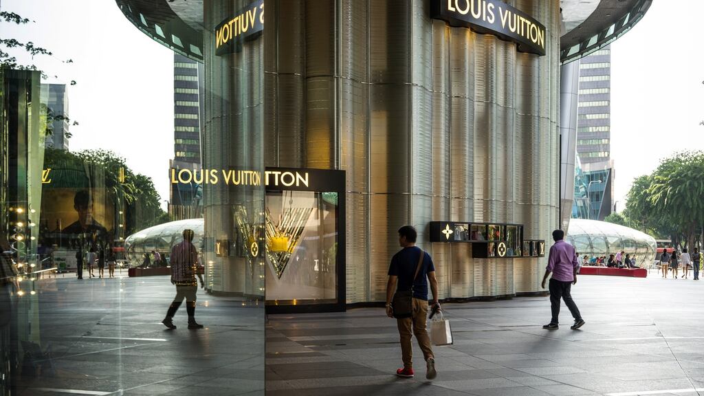 LVMH shares rose 4.4%, with rival luxury good stocks such as Christian Dior, Richemont and Burberry also gaining ground