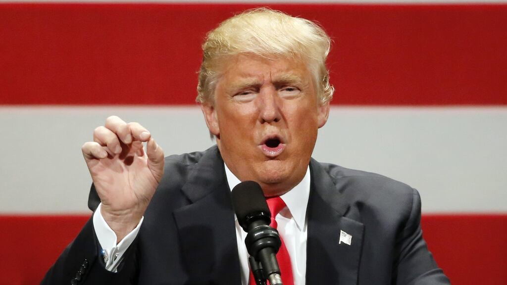 Donald Trump’s policies would mean big changes in the environment for foreign direct investment, an issue of vital interest to Ireland. Photograph: Charles Rex Arbogast/AP