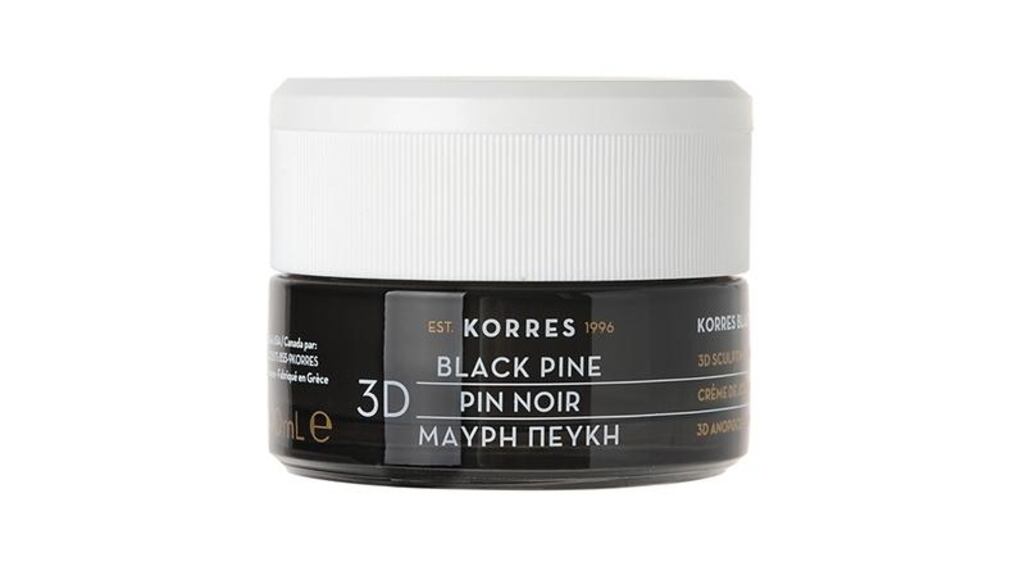 Korres: “Every time the post-holiday horror does yet another fly-by, I grab my little black jar, inhale deeply and am transported back to happiness.”