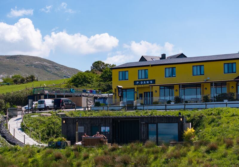 P Dan's bar and BigStyle Lodge, Killadoon, near Louisburgh, Co Mayo