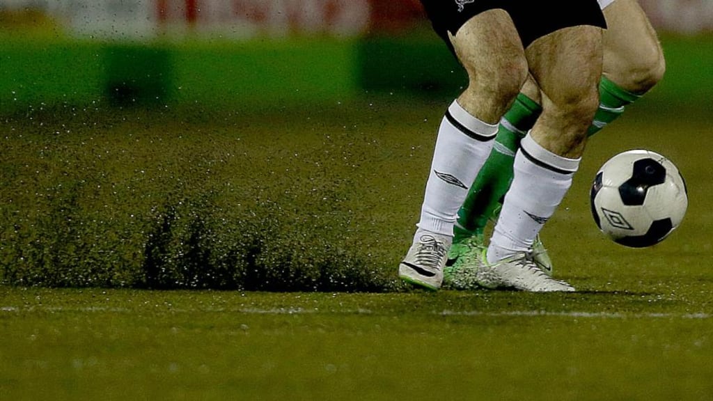 The average annual amount earned by professional Premier Division players in Ireland is just €16,000. Photograph: Donall Farmer/Inpho