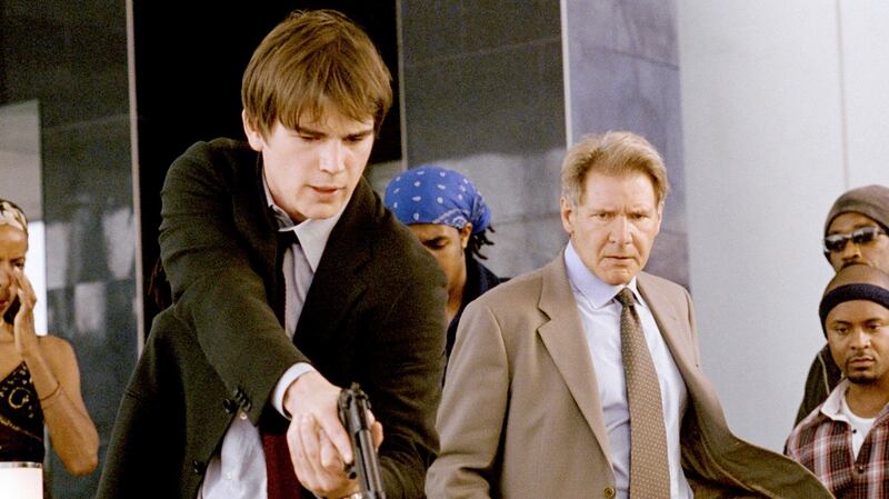 Josh Hartnett and Harrison Ford star in  Hollywood Homicide. Photograph: Sidney Baldwin